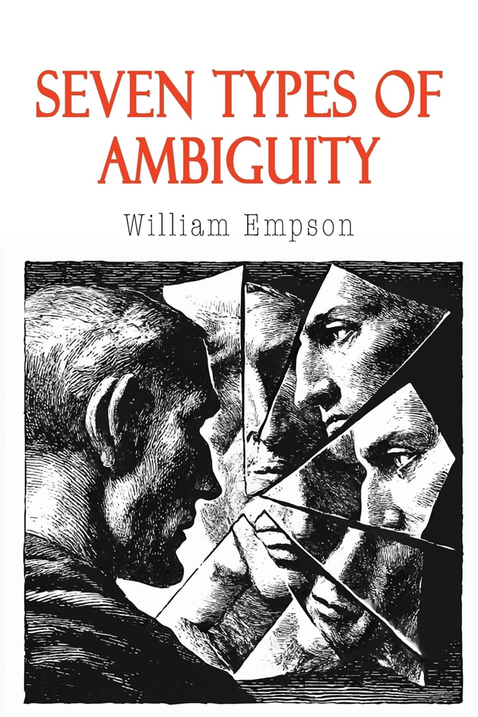 William Empson's Seven Types of Ambiguity, showing the title, author name, publication year 1947, and publisher Chatto and Windus, London.
